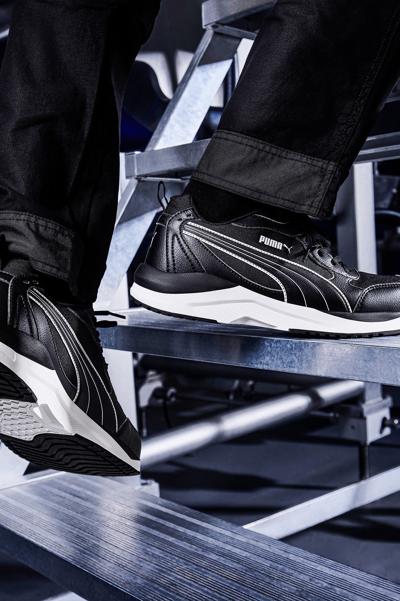 Puma Shift BLK/WHITE Low S3S sikkerhedssko