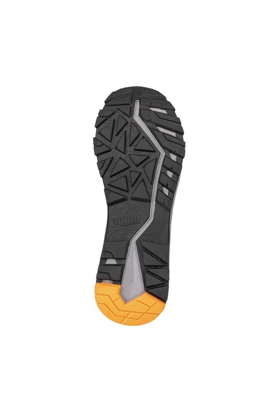 Puma Kanyon BLK Orange Disc Mid S3S ESD FO HRO SR sikkerhedssko