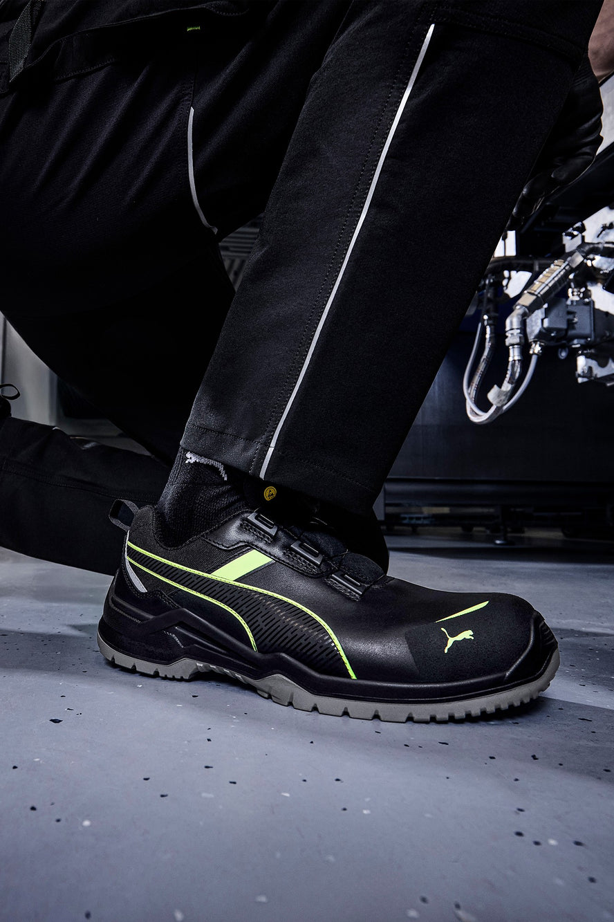 Puma Krypton Green Disc Low S3S sikkerhedssko