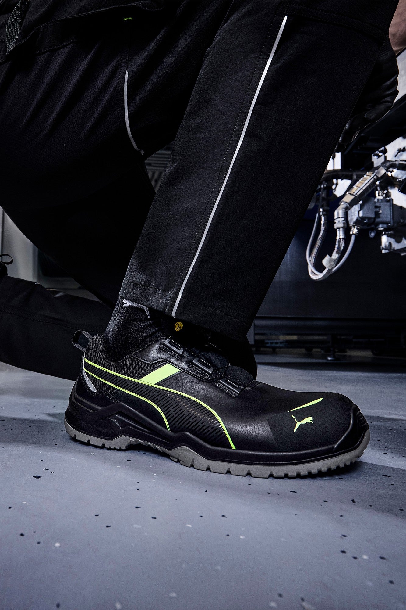 Puma Krypton Green Disc Low S3S sikkerhedssko