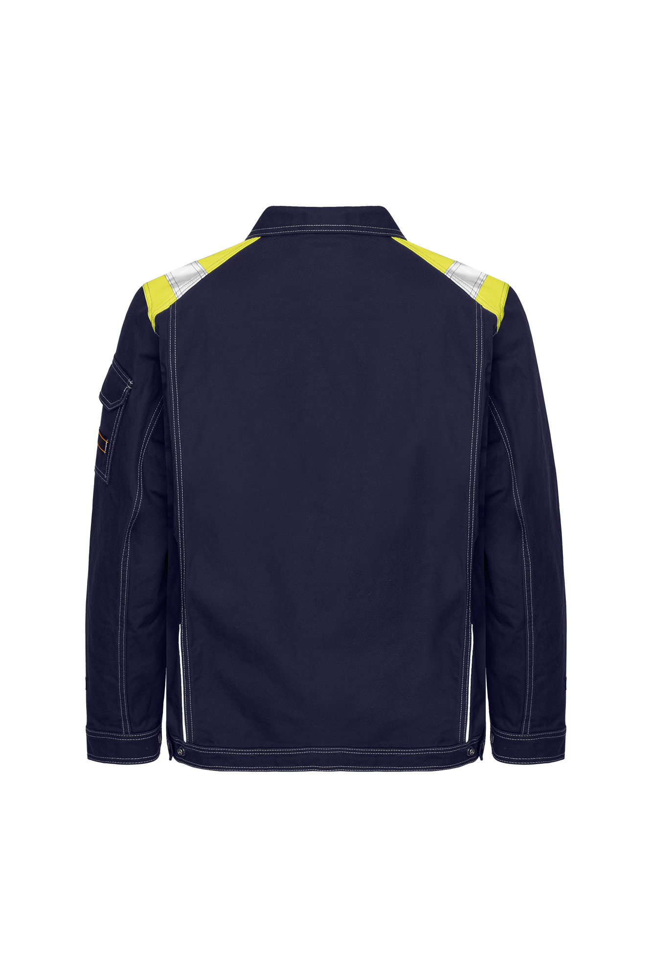 Craftsman Pro Navy Yellow bomulds jakke