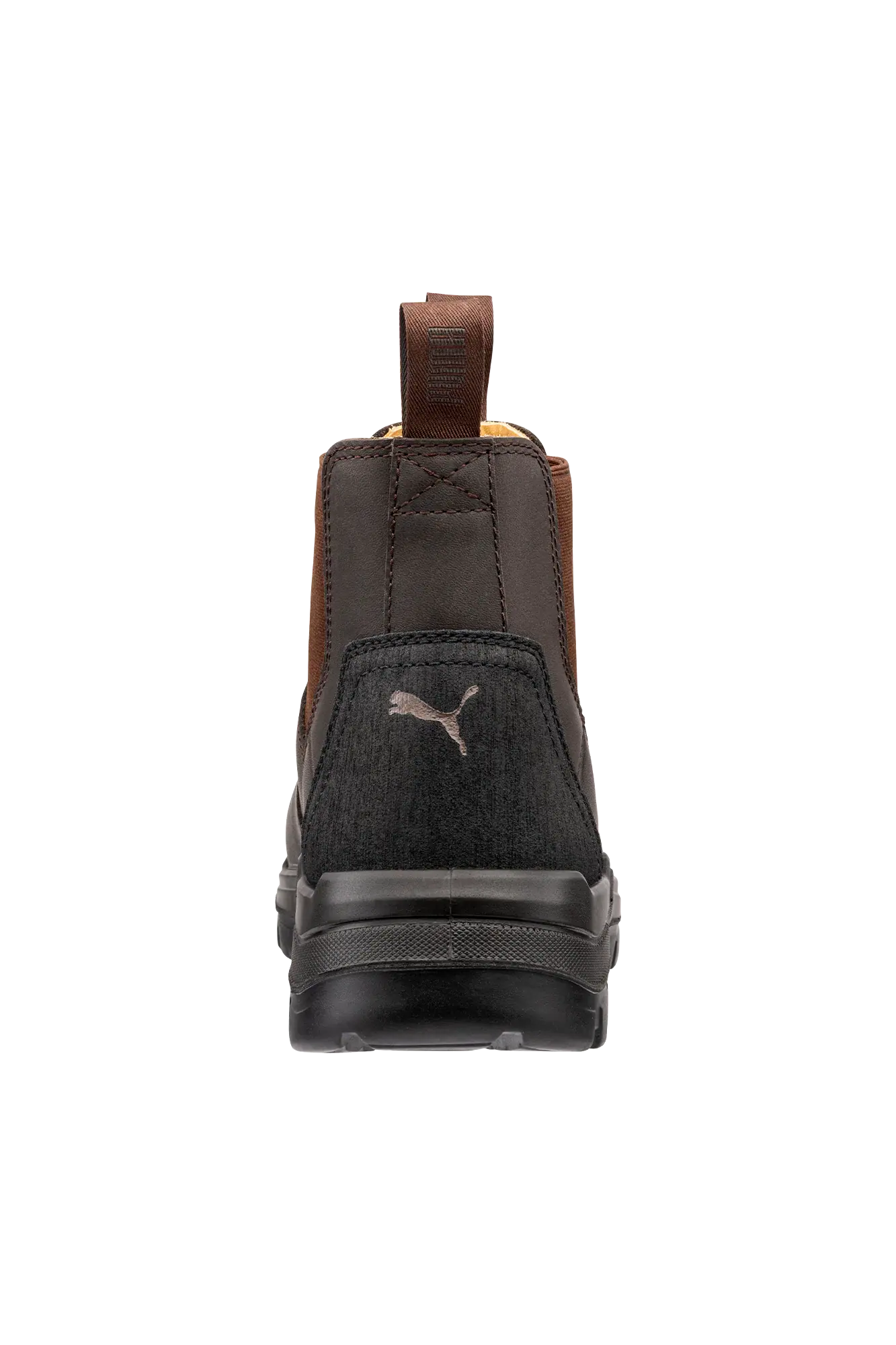 Puma Safety Tanami Brown Mid S3S sikkerhedsstøvle set fra bagfra
